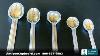Antique Sterling Silver Spoon Lot Of (4) Js 1800's Alvin